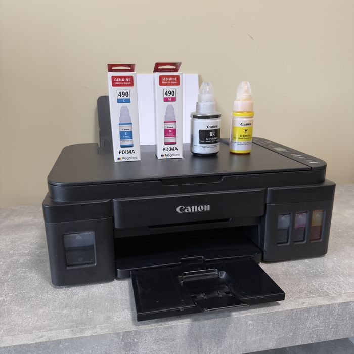 БФП Canon PIXMA G3410 Wi-Fi з СНПЧ + набір оригінальних чорнил