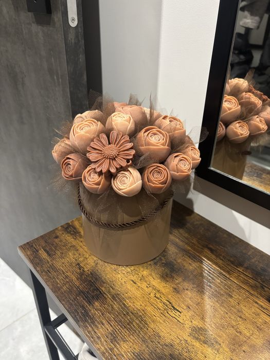 Box boxy kwiaty sojowe