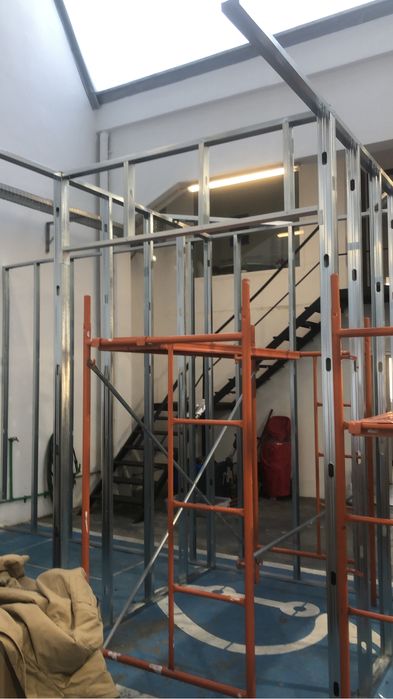 Trabalho com pladur,pintura e lavagem de telhado