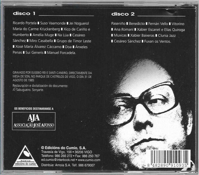 Galiza a José Afonso				- - - - -	2 X CD
