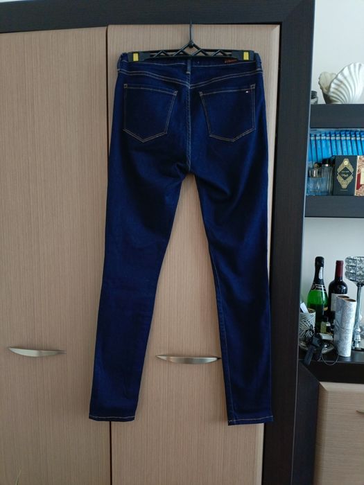 Damskie jeansy Tommy Hilfiger Como Skinny W28 L32 – Granatowe – Jak No
