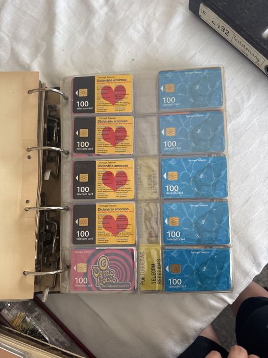 750 cartoes telefonicos antigos