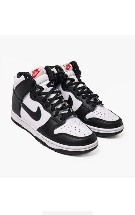 Nike Dunk High Panda кросівки Шкіра Індонезія