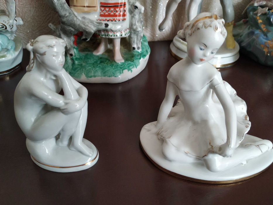 Подарок. Статуэтка.  Адажио. Несе Галя воду. ЛФЗ. Дулево. Барановка.