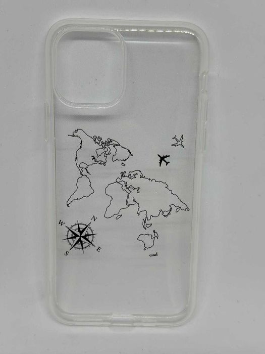 Obudowa Iphone 11 PRO Etui Case Silikonowy Mapa kod 573