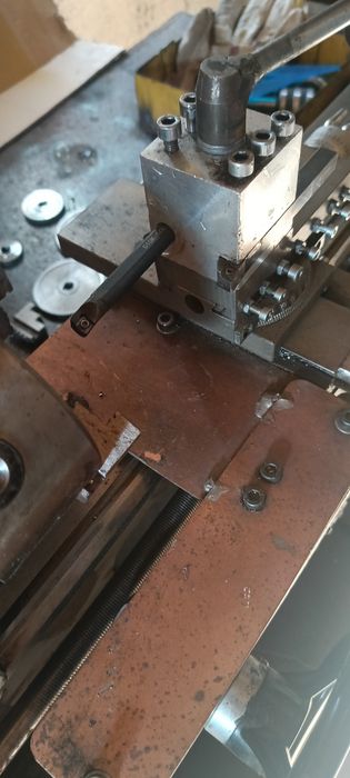 Tokarka Tytan 350 - Modyfikacje, Falownik, Silnik 3F, Łożyska Stożkowe