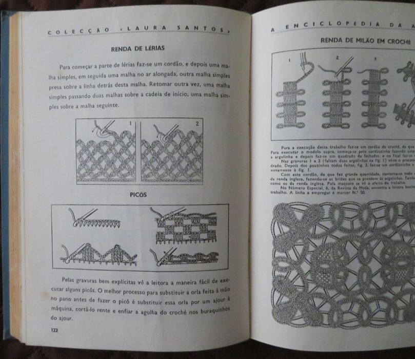 Enciclopédia da AGULHA / Livro de Laura Santos (Raro) c/OFERTA