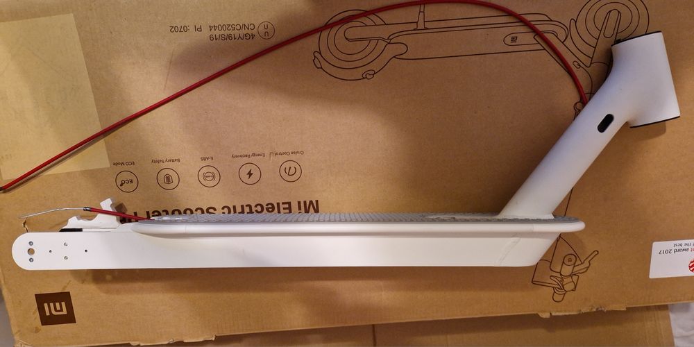 XIAOMI M365 rama podest oryginał BIAŁA