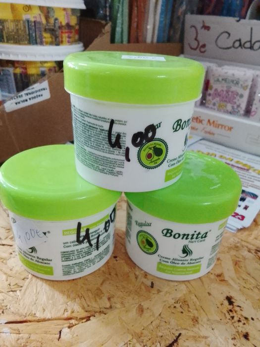 Creme alisador de cabelo