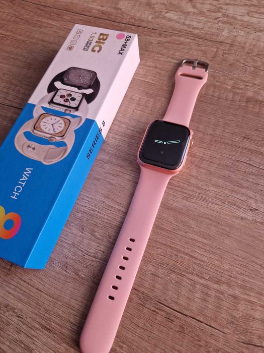 Smartwatch 8 różowy
