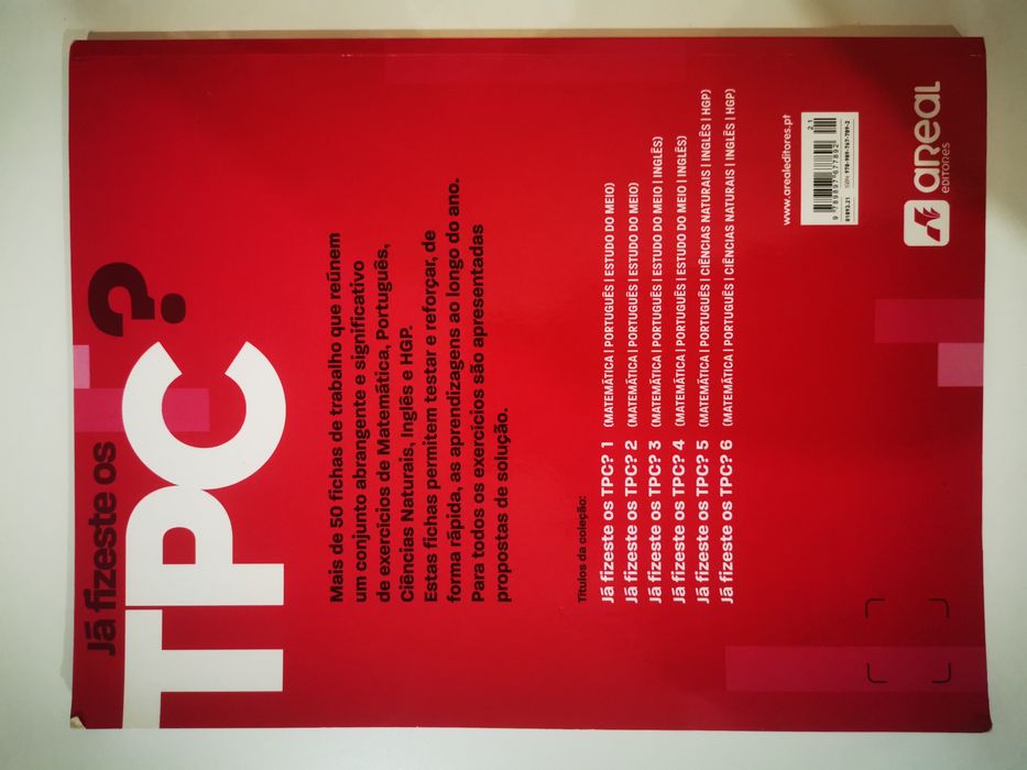 TPC ? - 6 ano. Fichas rápidas
