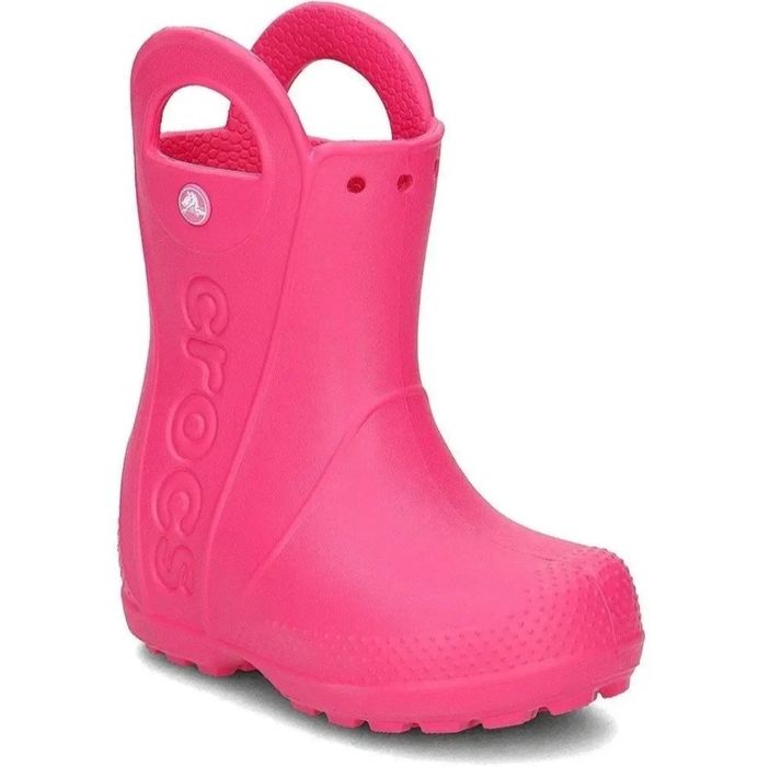 Różowe kalosze CROCS c13  gumiaki