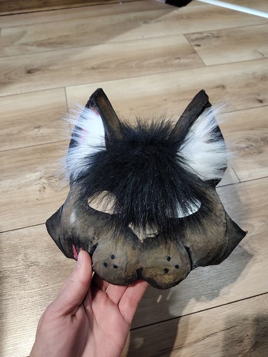 Maska therian  z futerkiem