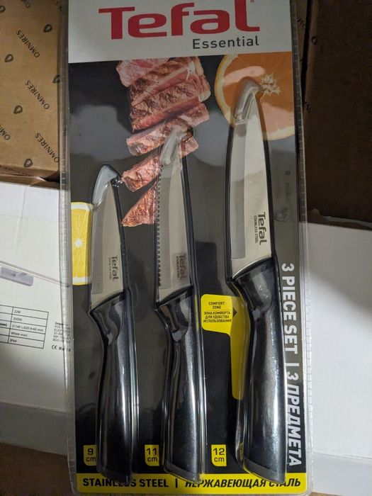 Zestaw Noże ze stali nierdzewnej TEFAL Essential