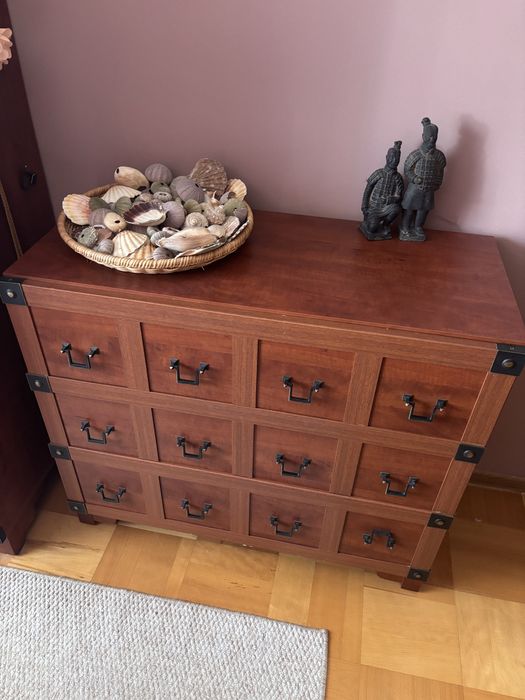 Komoda VOX Imperium – kolonialna, ciemnobrązowa, piekna