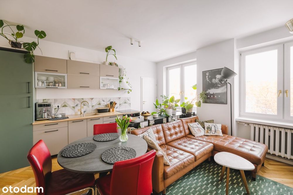 Saska Kępa | Wyjątkowe 42 m² z widokiem na zieleń | Ul. Wersalska