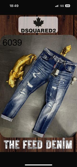 Spodnie (rozne) dsquared 2 jeans (elastan TOP) okazja