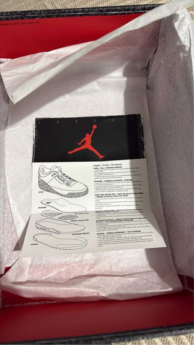 Jordan 3 White Cement Oryginalne