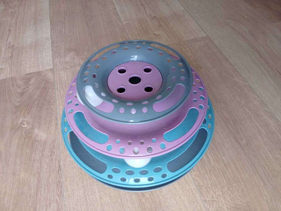 Round Cat Toy - 3 levels | Brinquedo redondo para gato - 3 níveis