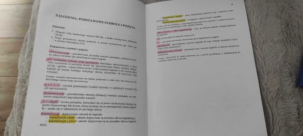 Zbiór zadań Ciałowicz Beata Oprocentowanie lokat i strumieni płatności