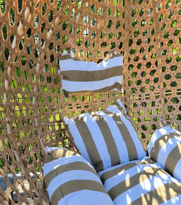 Fotel wiszący kokon ogród balkon taras Boho piękny!