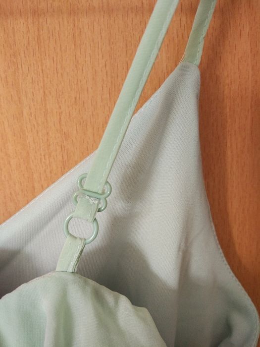 Vestido Preto Verde NOVO