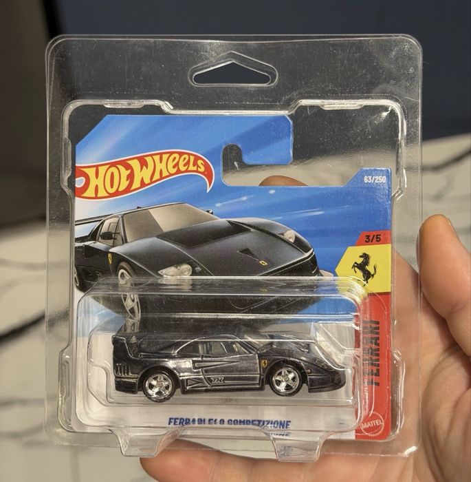 Hot Wheels Ferrari F40 Competizione black chrome STH mega rare