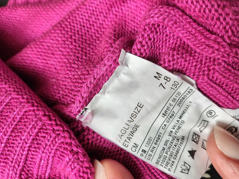Sweterek Benetton 128