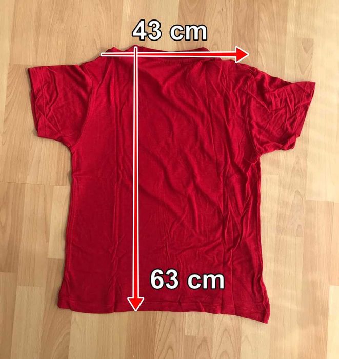 T-shirt Macau vermelha nova