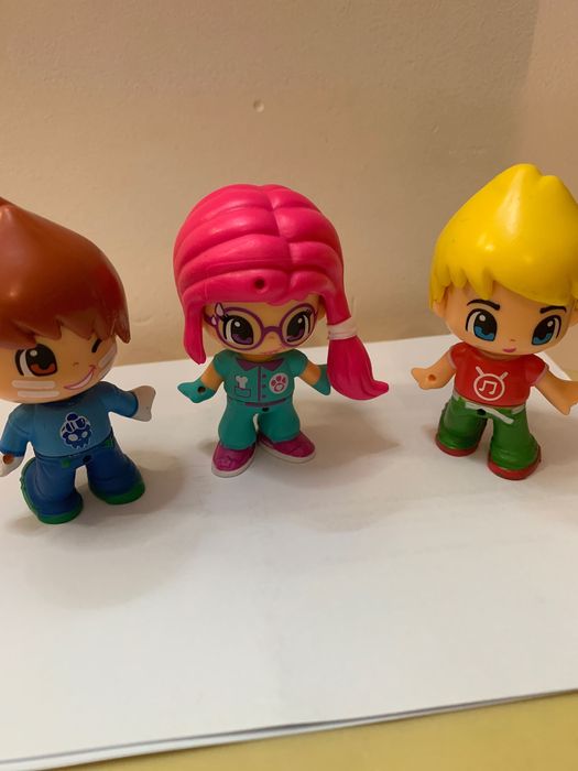3 Bonecos Pin y pon Originais