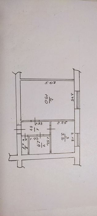Продам 1-кімнатну квартиру з автономним опаленням