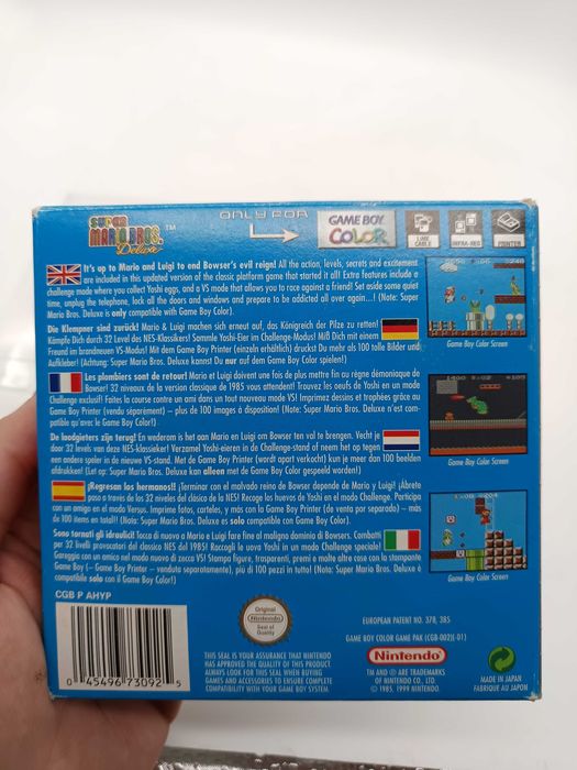 Super Mario Bros Deluxe Game Boy Color Nintendo Game Boy Color
