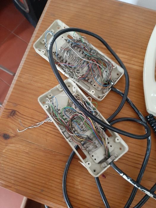 Telefone vintage com toque mecânico, parede telefone