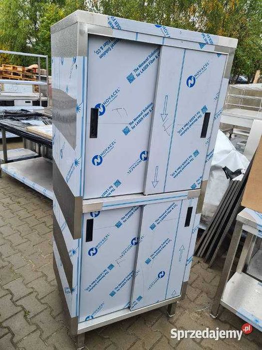 Szafa Gastronomiczna Przelotowa Drzwi Suwane Otwierane