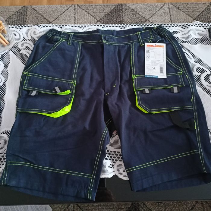 Krótkie spodenki ochronne rozm. 54