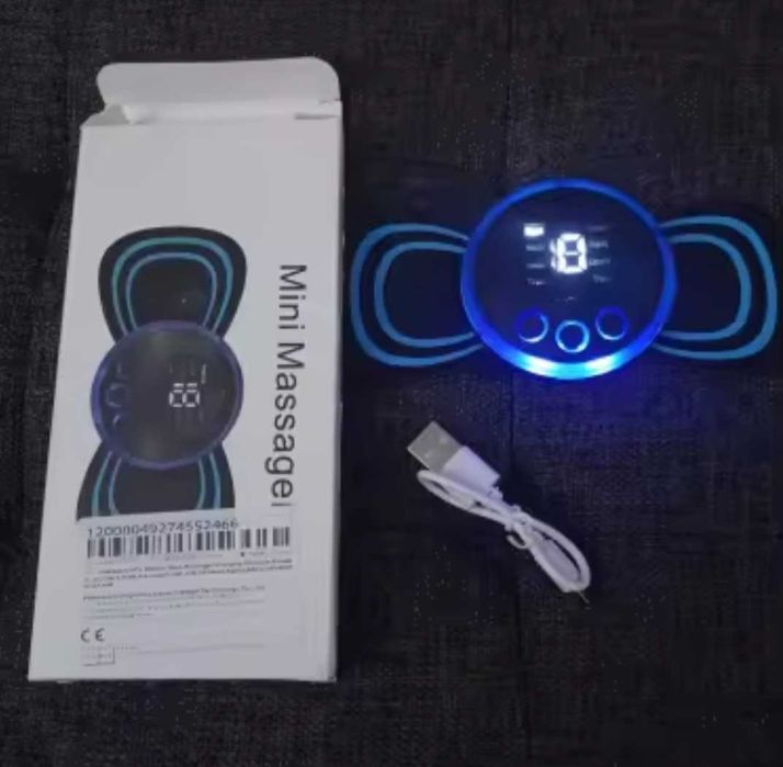 Імпульсний масажер міостимулятор м'язів, ніг, рук, шиї, живота, тіла.