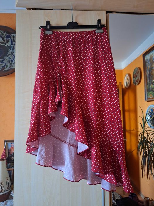 Міді спідниця з розрізом Shein