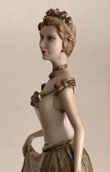 Estatueta Vintage Marfinite 45 cm Altura