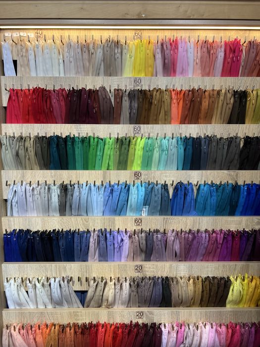 Блискавки YKK, молния, змійки, блискаки для одягу