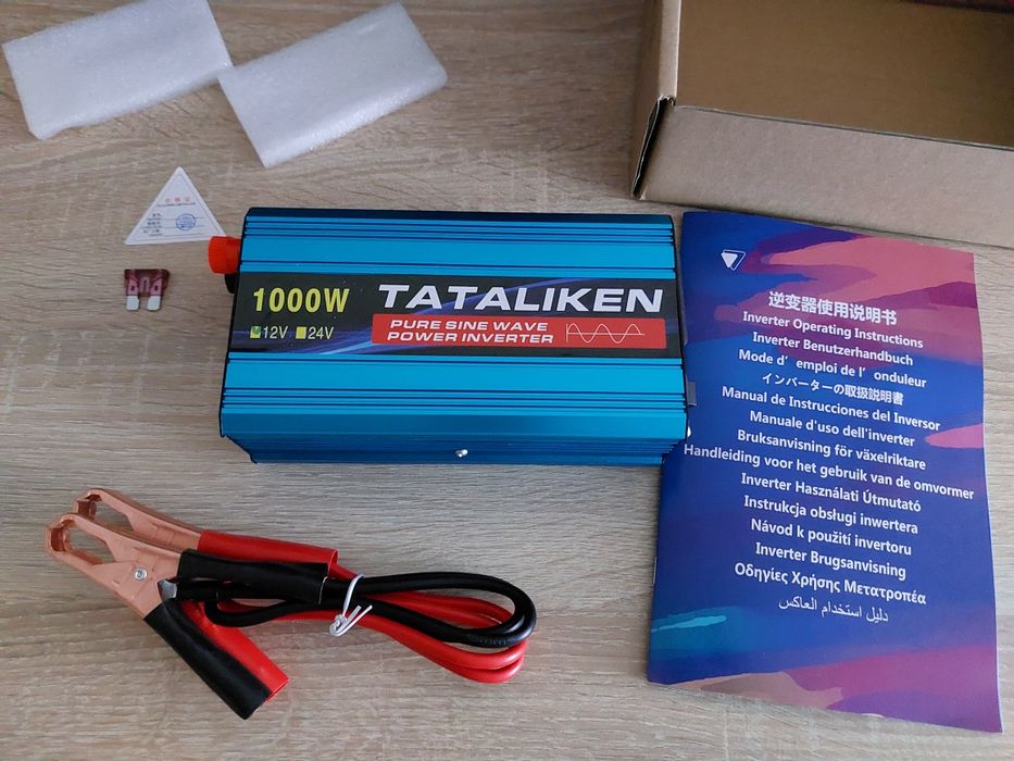 Інвертор (перетворювач напруги) Tataliken 1000W (чиста синусоїда)