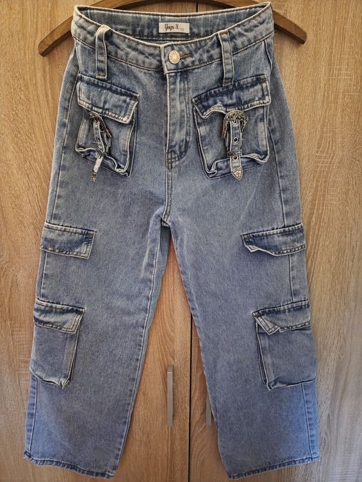 Jeansy dla dziewczynki rozmiar 152 (12 lat)