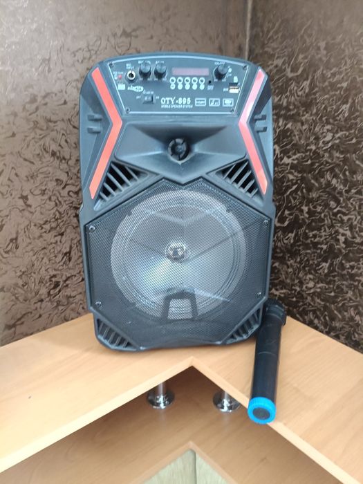 Колонка караоке, блютуз колонка большая