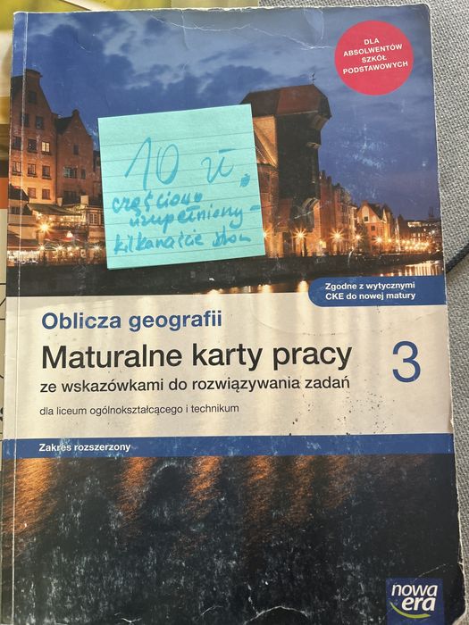 Oblicza geografii maturalne karty pracy 3 zakres rozszerzony
