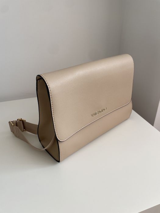 Сумка Valentino бежевого кольору