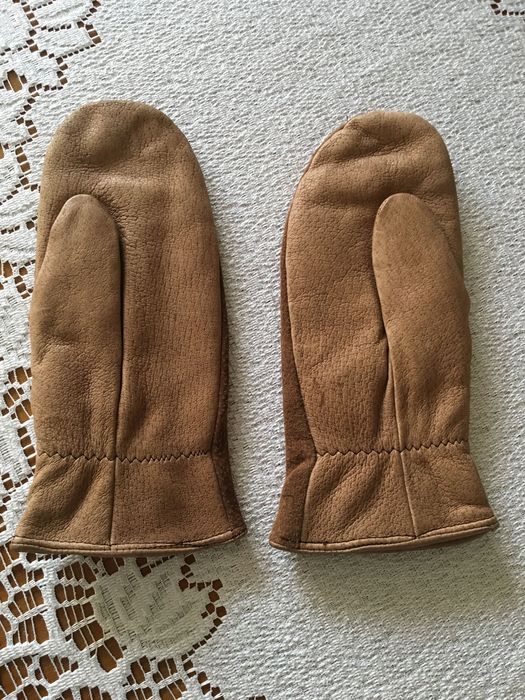 Rękawiczki skórzane PRL