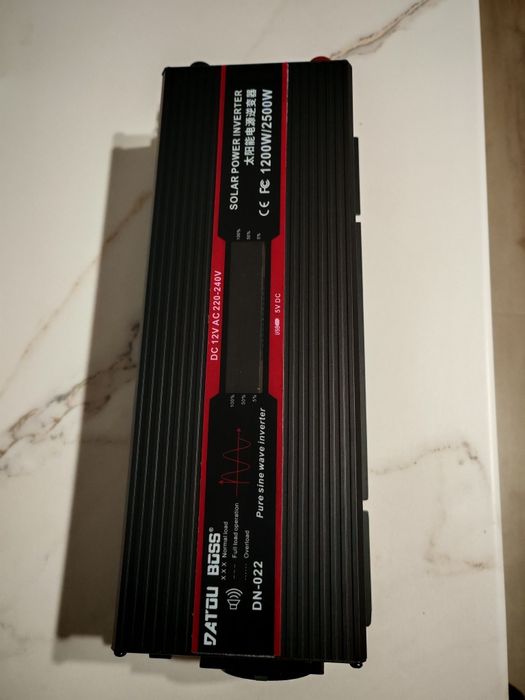 Інвертор Datouboss 12 v 1200/2500,  Datouboss 12 /24v