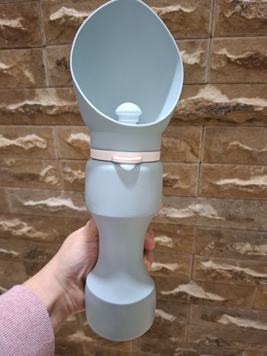 Поїлка пляшка силіконова, складана