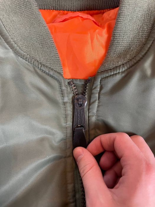 Оливковий бомбер Ma-1 Mil Tec стилю Alpha Industries / Cwu R bomber