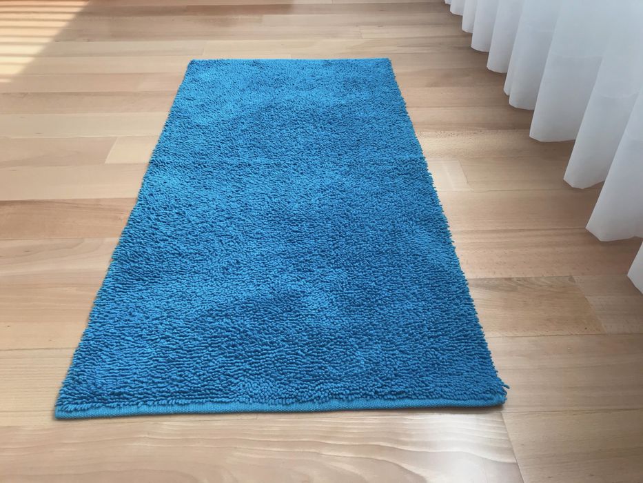 Tapete azul turquesa Hand Hoven Durry