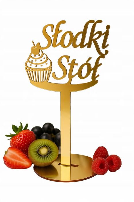 Tabliczka Na Stół Informacyjna Słodki Stół Dekoracje Weselne